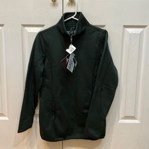 NWT powder river outfitters fleece. Hunter green. Size medium.